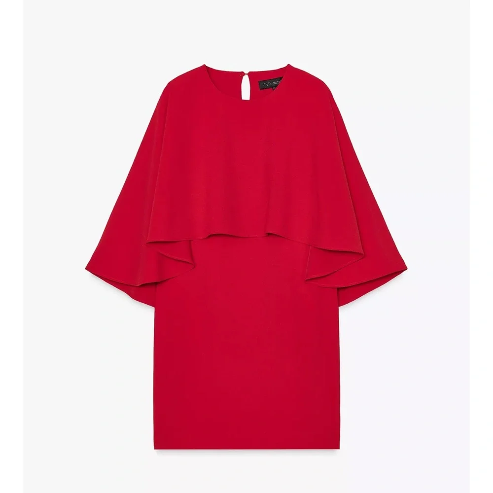 Zara Red Mini Dress - Picture 13 of 16
